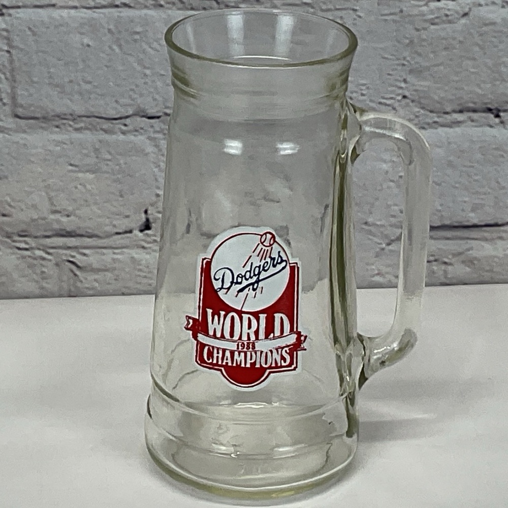 Vintage MLB LA Dodgers 1988 World Champions Peanut Beer Mug Baseball Collectible